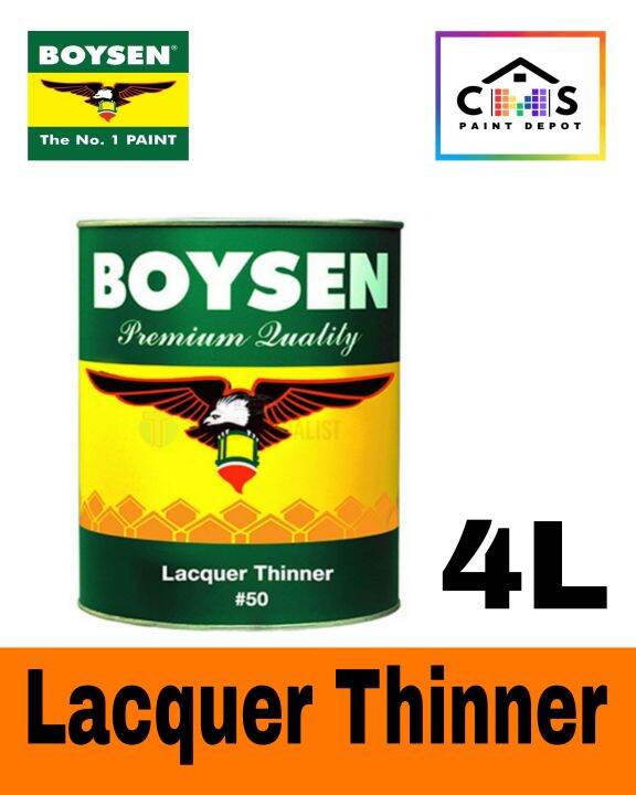 BOYSEN LACQUER THINNER 4L | Lazada PH