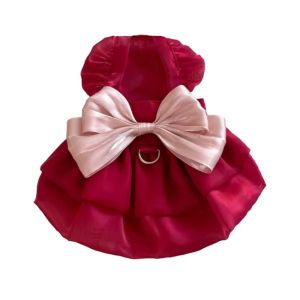 GERDA Soft Cat Princess Dresses Pretty Princess Style Puppy Wedding Skirt Stylish Lightweight Summer Dog Clothes Dress Up Accessories