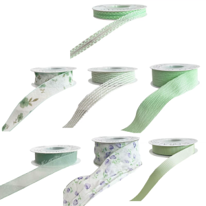 Flower Bouquet Decorative Ribbon Girly Style Series Bowknot Crafting Ribbon Handmade Gift Wrapping Binding Streamers