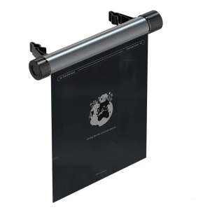 Car Trash Can Rotating Roller Dispenser With Aluminum Alloy Housing Tear Away Bags For Vehicle Seat