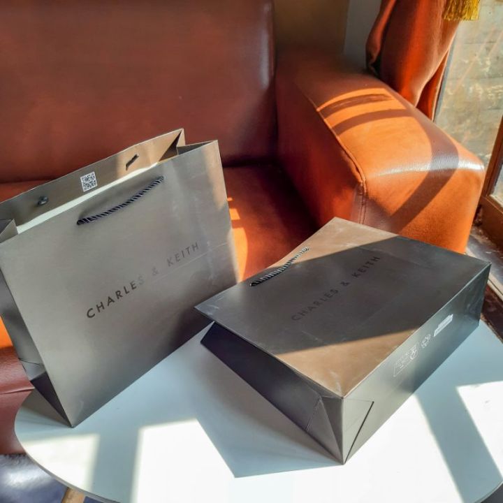 Paper bag charles and keith original new arrivals