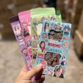 LABUBU STICKER BOX ISI 100 tempelan gambar lucu karakter. 