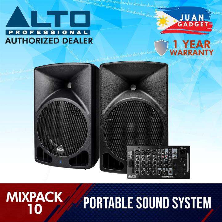 Alto mixpack 10 store portable pa system