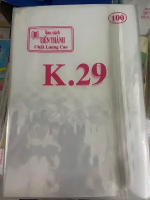 Bao kiếng bao sách K29 (10 tờ)