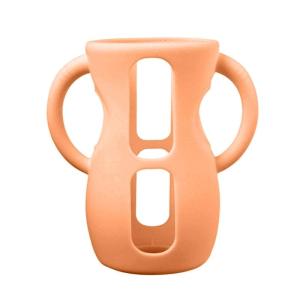 Flexible Holder with Easy Grip Handle for Glass Baby Bottles Silicone Cover Shockproof Bottle Sleeve Easy to Clean