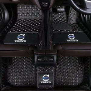 Right-hand drive For VOLVO XC40 XC60 XC90 V40 V60 V90 Car Floor Mats Car Carpet custom fit car mat karpet Waterproof Leather
