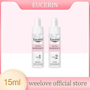Eucerin EVEN RADIANCE DUO AMPOULES 15 mL*2 ขวด Ampoule เซรั่มหน้าใส ผิวเปล่งประกายใส หน้าฉ่ํา ผิวสุขภาพดี ขัดผิว