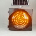 Wireless Solar Traffic Light Security Led Traffic Solar Powered Blinker Traffic Signal Light. 