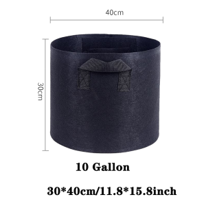 1-10 Gallon Big Plant Flower Grow Bags Pot Home Garden Potato Strawberry Fabric Vegetable Jardin Gardening Growing Pots