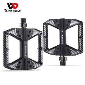 WEST BIKING 1 Đôi Bàn Đạp Vòng Bi Xe Đạp Leo Núi Chống Sốc Chống Bàn Đạp Xe Đạp Trọng Lượng Nhẹ