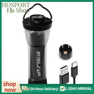 【HPS】 แสงแฟลช 2600mAh ตั้งแคมป์ไฟคล้ายกับเป้าหมายศูนย์ประภาคารขนาดเล็กแฟลชแม่เหล็กสนามแม่เหล็ก IPX4 กันน้ำสำหรับปีนเขาสำรวจการตกปลาตอนกลางคืน