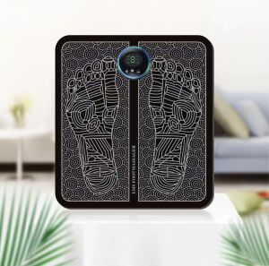 German Technology EMS Foot Massage Pad Relief Fatigue Micro Current Pulse Physiotherapy Massage Mat