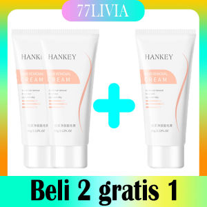 HANKEY Hair Removal Cream 60g Krim Waxing Non Irritating Perontok Bulu Ketiak Untuk Melembapkan Anti Iritasi-Krim Perontok Bulu Permanen-Bulu Ketiak/Kemaluan/Krim Penghilang Bulu/Painless Effective Hair Removal Cream For Men&Women Krim Penghilang Rambut