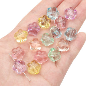 20pcs Random Mix Color Acrylic Clear Beads Heart Bear Rabbit Beads  For Handmade Bracelet Necklace Earring Keychain DIY Craft Jewelry Making Accessories