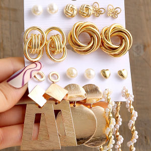 Earrings Fashion Charm Exaggerated Vintage Personalized Decoration Evening Party Adults Everyday Wear