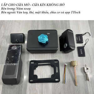 Khóa Cổng Vân Tay (1 MẶT) Dùng App TTlock Q20-01 – Bên Trong Núm Xoay