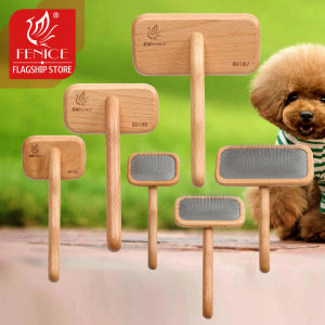 Fenice Lược Chải Lông Cho Thú Cưng Lược Kim Tay Cầm Bằng Gỗ Cho Lông Bàn Chải Cho Thú Cưng Bàn Chải Làm Đẹp Phụ Kiện Cho Chó 2026