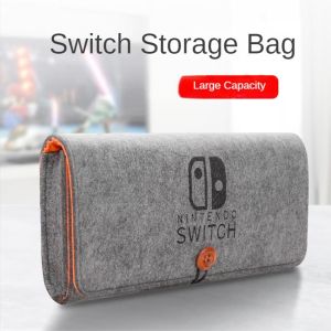 Switch Felt Storage Bag Game Console Protective Cover Game Card Charging Cable Case For NS Switch