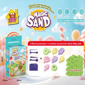 250/500g Space Sand Play DIY Creative Toys Sand Play Toy Gifr Set Birthday Gifts Kids Present