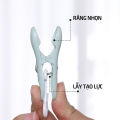 Móc Chùm Nhựa Gấp Gọn Dáng Vuông 32 Kẹp Cao Cấp Bền Đẹp -  Móc Treo Phơi Quần Áo Giày Tất Thông Minh Có Khóa Chống Gió, Chống Trượt Với 32 Bộ Ghim , Kẹp Phơi Đồ Trẻ Em. 