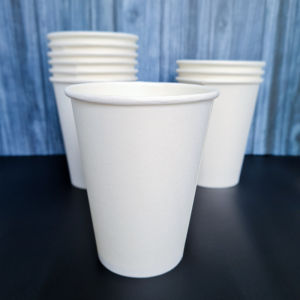 Paper Cup Putih Polos 65 / 8 / 9 oz / Tea Cup / Gelas Kopi / Gelas kertas / Paper Hot Cup (50 pcs)