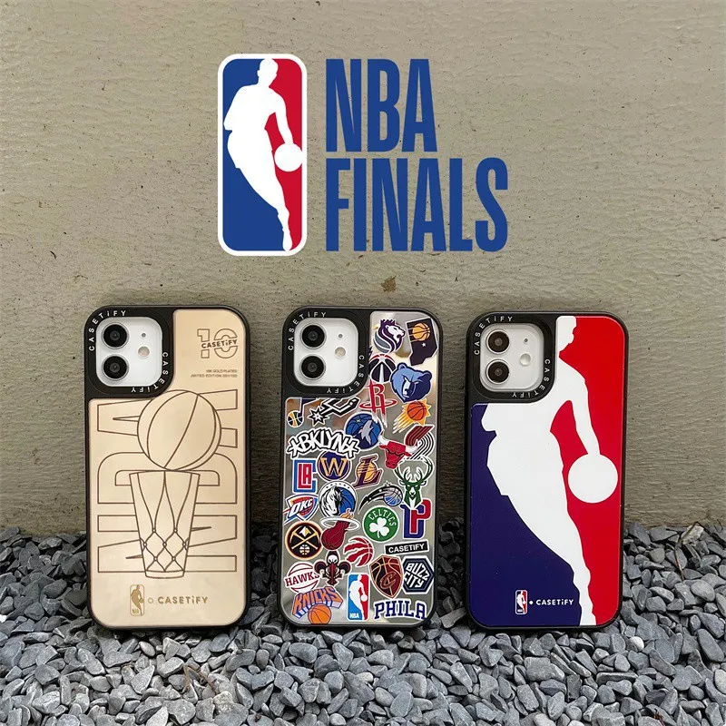 tify NBA Mirror Case Iphone 13 12 Pro MAX 11 Pro 8 7 Plus X XS Max