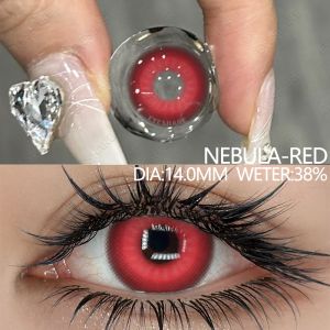 [COD] คอนแทคเลนส์สีม่วง 1 คู่ คอนแทคเลนส์สีคอสเพลย์ มีอายุ 1 ปี เลนส์ 14.0mm