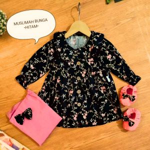 Gamis Bayi Perempuan motif muslimah