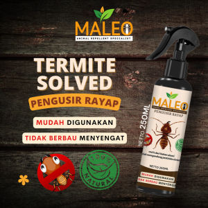 Obat Ampuh Pengusir Rayap / Pengusir Rayap Kayu / Pengusir Rayap Ampuh / Obat Pengusir Rayap / Maleo Pengusir Rayap / Cairan Pengusir Rayap / Pengusir Pembasmi Rayap Kayu Ampuh Alami dan ramah lingkungan MALEO Spray Pengusir Rayap - 250 ml