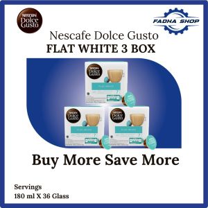 Capsule Kopi NDG Flat White 3 Box Original Nestle