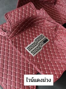 พรมปูพื้นรถยนต์ Honda Civic FB ปี12-16 พรม6D หนัง pu แท้ 3ชิ้นเต็มคันภายในห้องโดยสาร