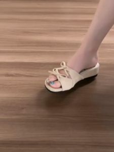 [Free Shipping] Thick-Soled Wedge Sandals For Women Suitable For Outdoor Wear In Summer 2026 New Style Paired With Skirts High-Heeled Sandals