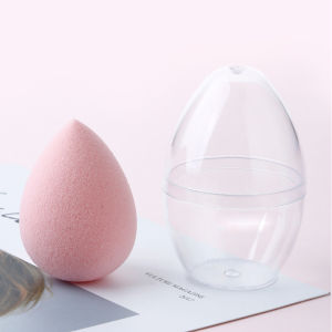 Transparent Beauty Sponge Storage Box/Portable Powder Puff Box/Empty Makeup Sponge Puff Holder
