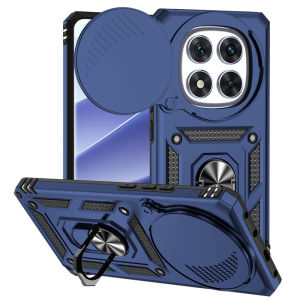 Armor Funda For Xiaomi Redmi Note 14 Pro 5G Case Slide Lens Ring Stand Holder Protector Phone Cover for Redmy Note14Pro 5G Coque