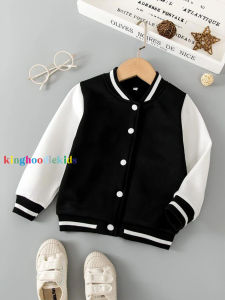 Jaket Varsity Labubu Anak Perempuan Umur 2 3 4 5 6 7 8 9 10 11 12 Tahun Jaket Baseball Anak Cewe Cowo/Hoodie Swaeter Anak Labubu