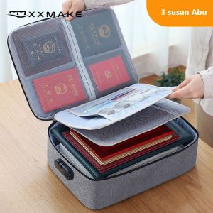 MIRACLE Tas Penyimpanan Sertifikat 37x28x10CM: Tas Dokumen Bag Stroge Multifungsi Terbaru