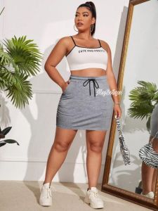 PLUSSIZE SKIRT [KAMI]