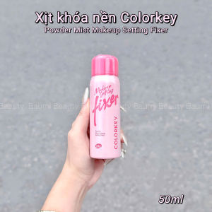 Xịt khoá nền giữ lớp trang điểm lâu trôi Colorkey Powder Mist Makeup Setting Fixer 50ml