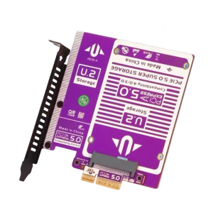 Pcie 5.0 4X để u.2 Đĩa rắn mở rộng cho PCIe 5.0 4X Hệ thống an toàn kết nối dọc nhanh