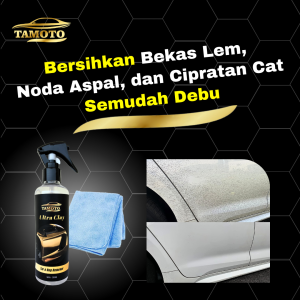 Tar remover - Penghilang / pembersih noda aspal / getah pohon & serangga / clay bar body / bekas lem stiker mobil motor