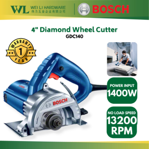 BOSCH Orginal GDC140 4" Diamond Wheel Cutter 1400W Tile Cutter (6Month Warranty) Mesin Potong Mozek