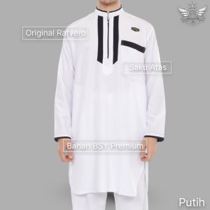 COD Setelan Muslim Baju Koko Kurta + Celana + Peci + Tasbih Set Pakistan Pria Dewasa Premium