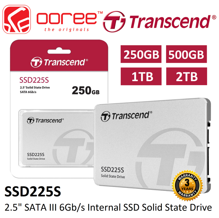 TRANSCEND SSD225S INT SSD SATA III 6GB/S INTERNAL SOLID
