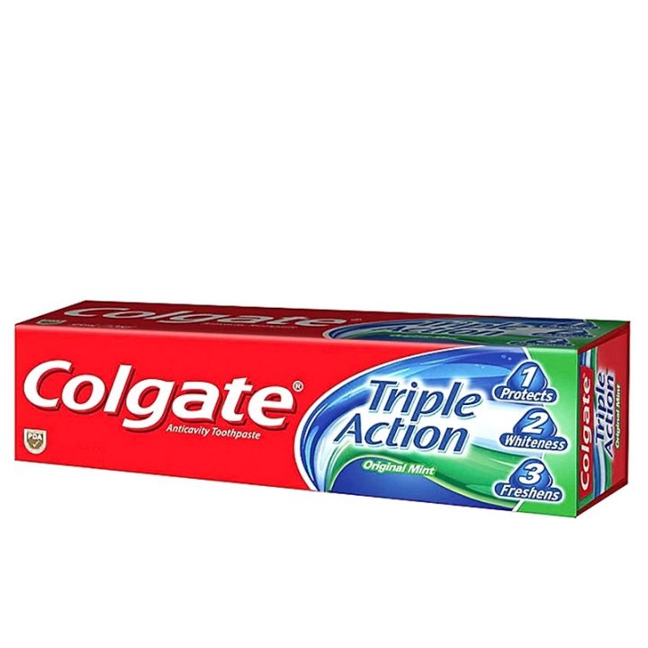 [COLGATE] ANTICAVITY TOOTHPASTE TRIPLE ACTION ORIGINAL MINT (200g ...