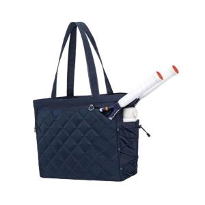 Tennis BagQuilted Large Sports Handbag Water Resistant Tennis Racket Bags for Women Men Pickleballs Tennis Badminton