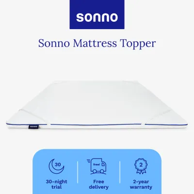Sonno® Mattress Topper Queen / Single / King - 30 nights trial - 2 year warranty