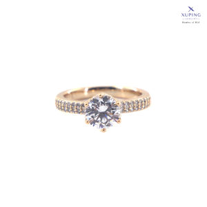 Xuping Cincin Fashion Wanita Mata Bulat 3 Susun 0121230875