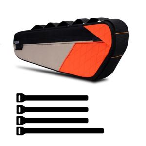 Waterproofed Hard Shell Top Tube Bag Multipurpose Bike Frame Storage Bag for Long Distances Cyclists