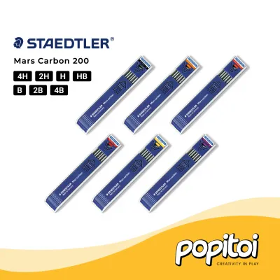 Staedtler Mars Carbon Lead Refill for 2.0 mm Mechanical Pencil Isi Ulang Pensil Mekanik