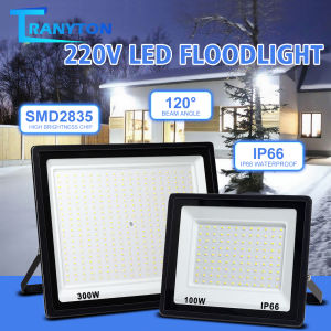 Upgraded LED Flood Light Spotlight 50W/100W/150W/200W300W Daylight IP66 Waterproof Wall Street Light Outdoor Lighting